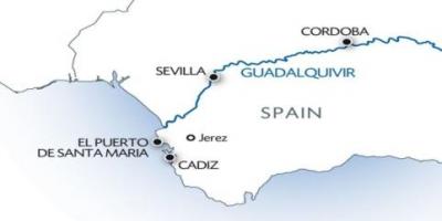 Guadalquivir mapě