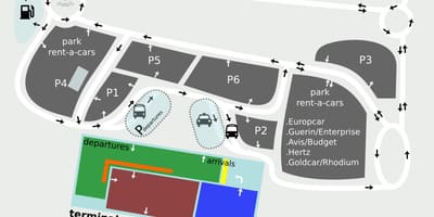 Sevilla letiště mapě