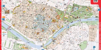 Sevilla na mapě