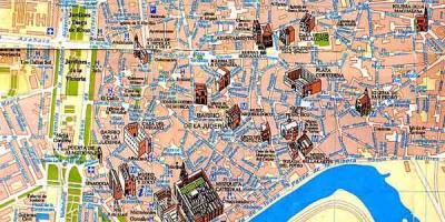 Mapa Sevilla pěší výlet