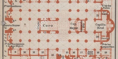 Mapa Sevilla cathedral