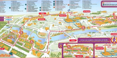 Mapa Seville tapas bary